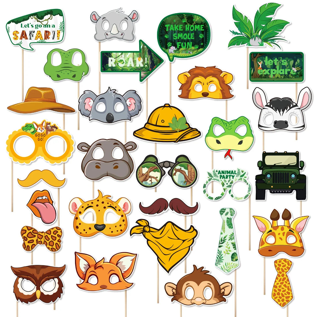 Accessoires Photo Safari Festive