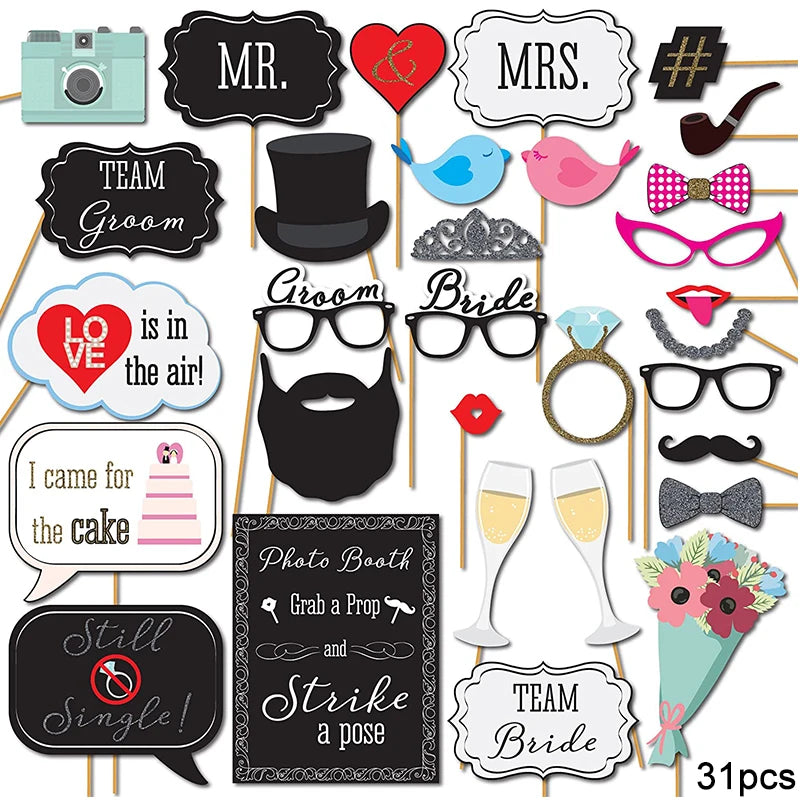 Accessoires Photo pour Mariés amusant