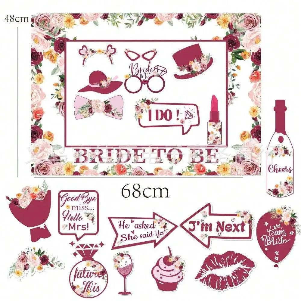 Accessoires Photobooth Bride to Be