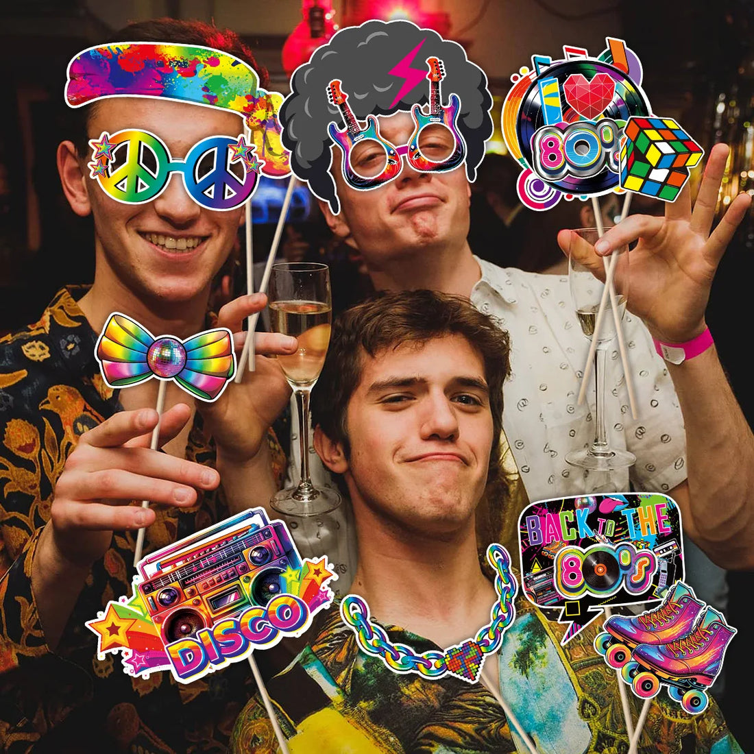 Accessoires Photobooth Disco Originaux