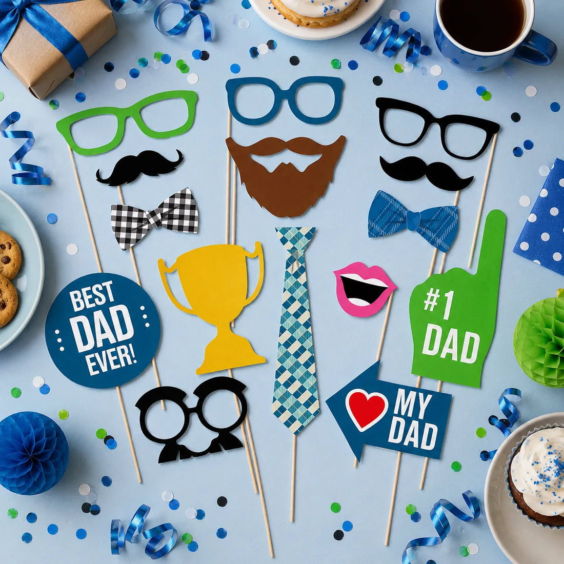 Accessoires Photobooth Fête des Pères