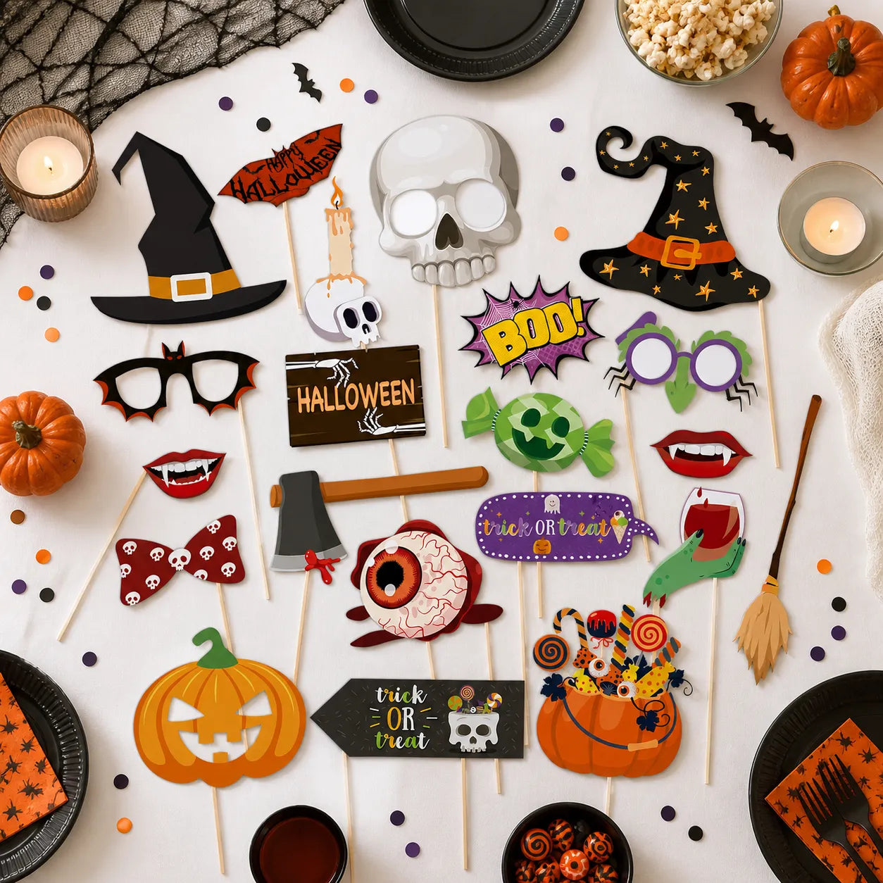 Accessoires Photobooth Halloween
