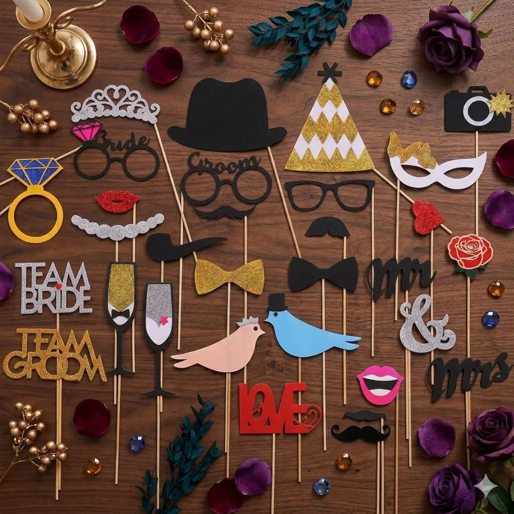 Accessoires Photobooth Mariés Fun Chic
