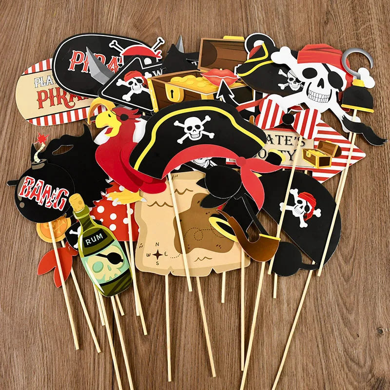 Accessoires Pirate Photobooth Uniques