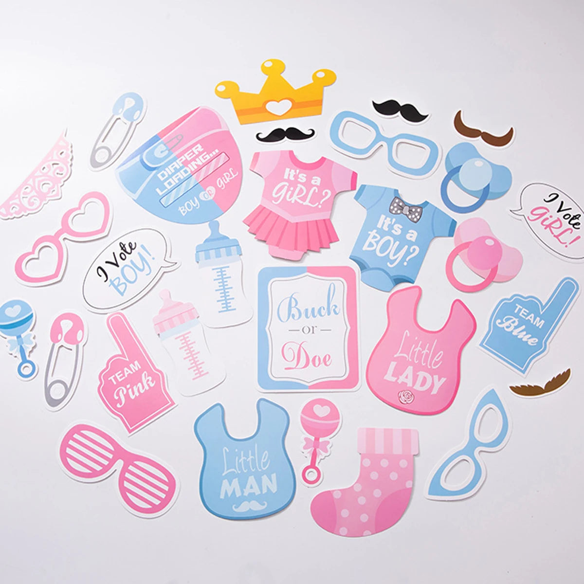 Accessoires Selfie Baby Shower Festive