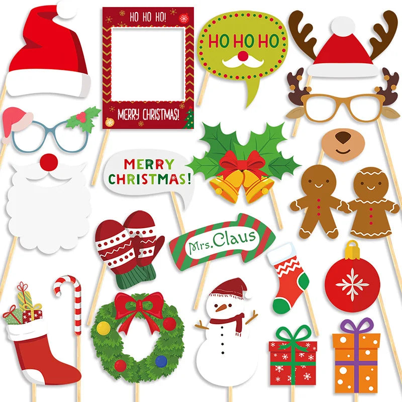 Accessoires Selfie Noël Amusants Unique