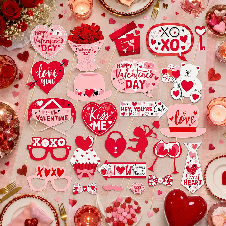 Accessoires Selfie Saint-Valentin