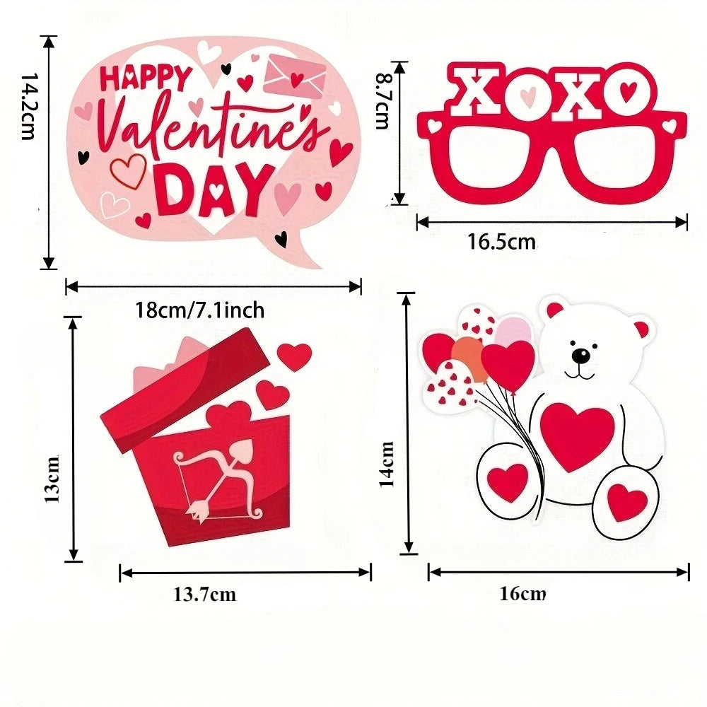Accessoires Selfie Saint-Valentin Douce