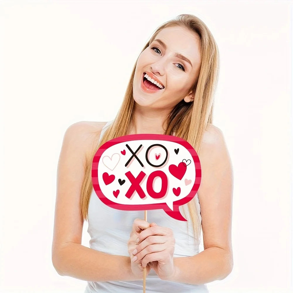 Accessoires Selfie Saint-Valentin Festive