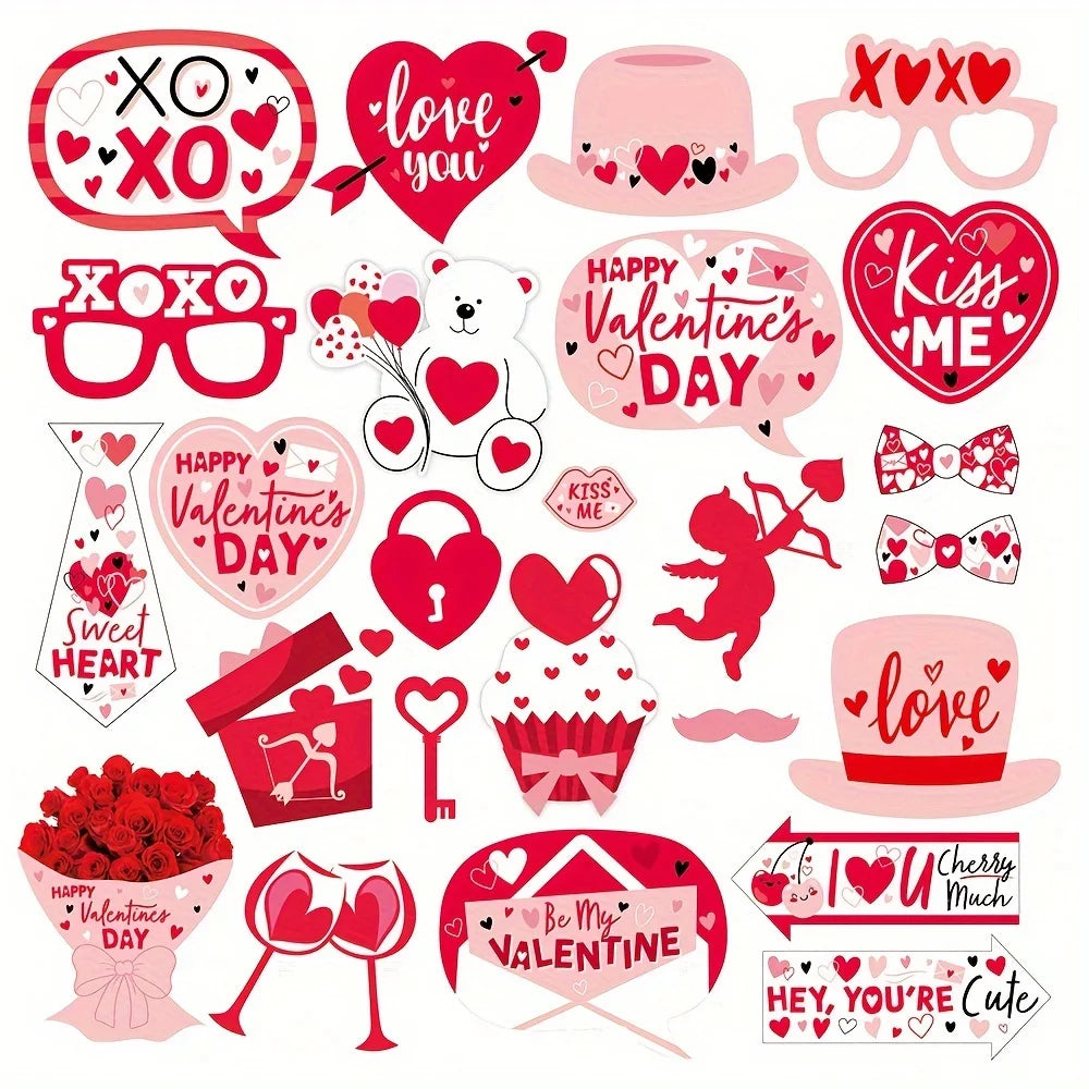 Accessoires Selfie Saint-Valentin Unique