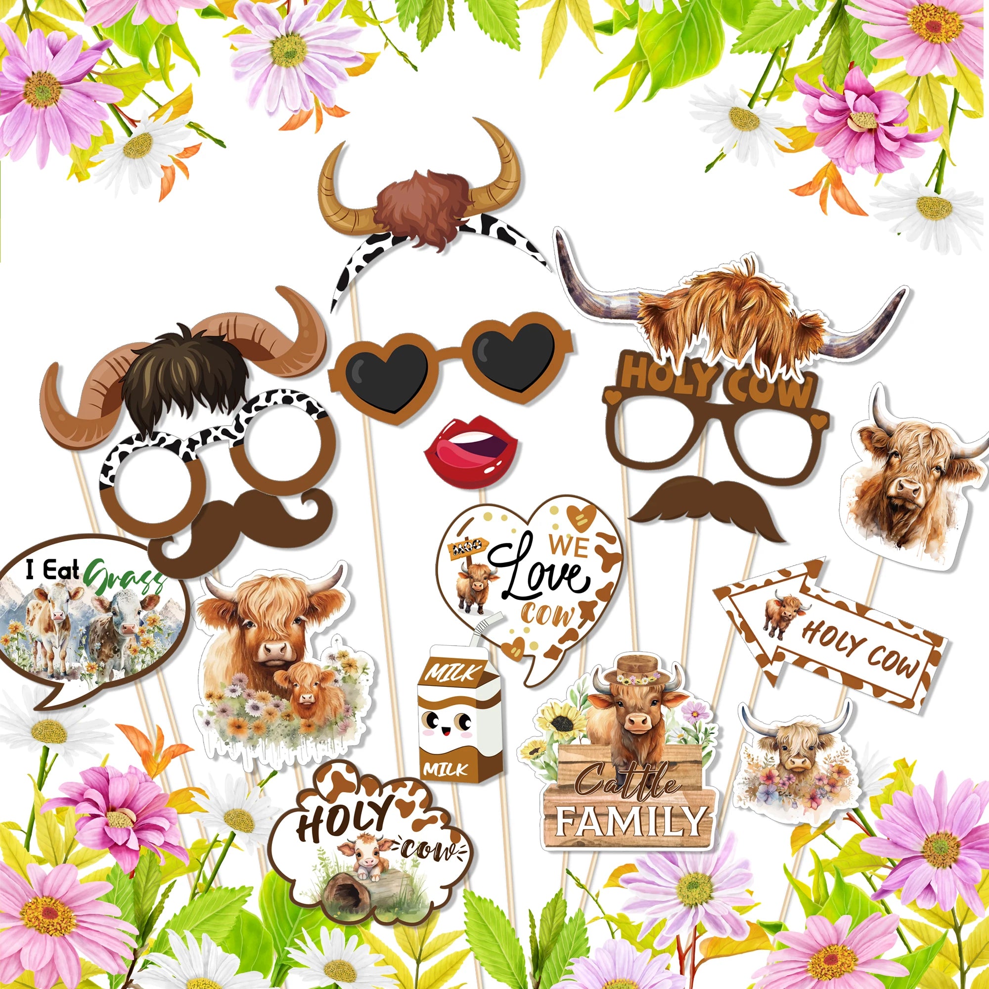 Accessoires Selfie Vache Fun