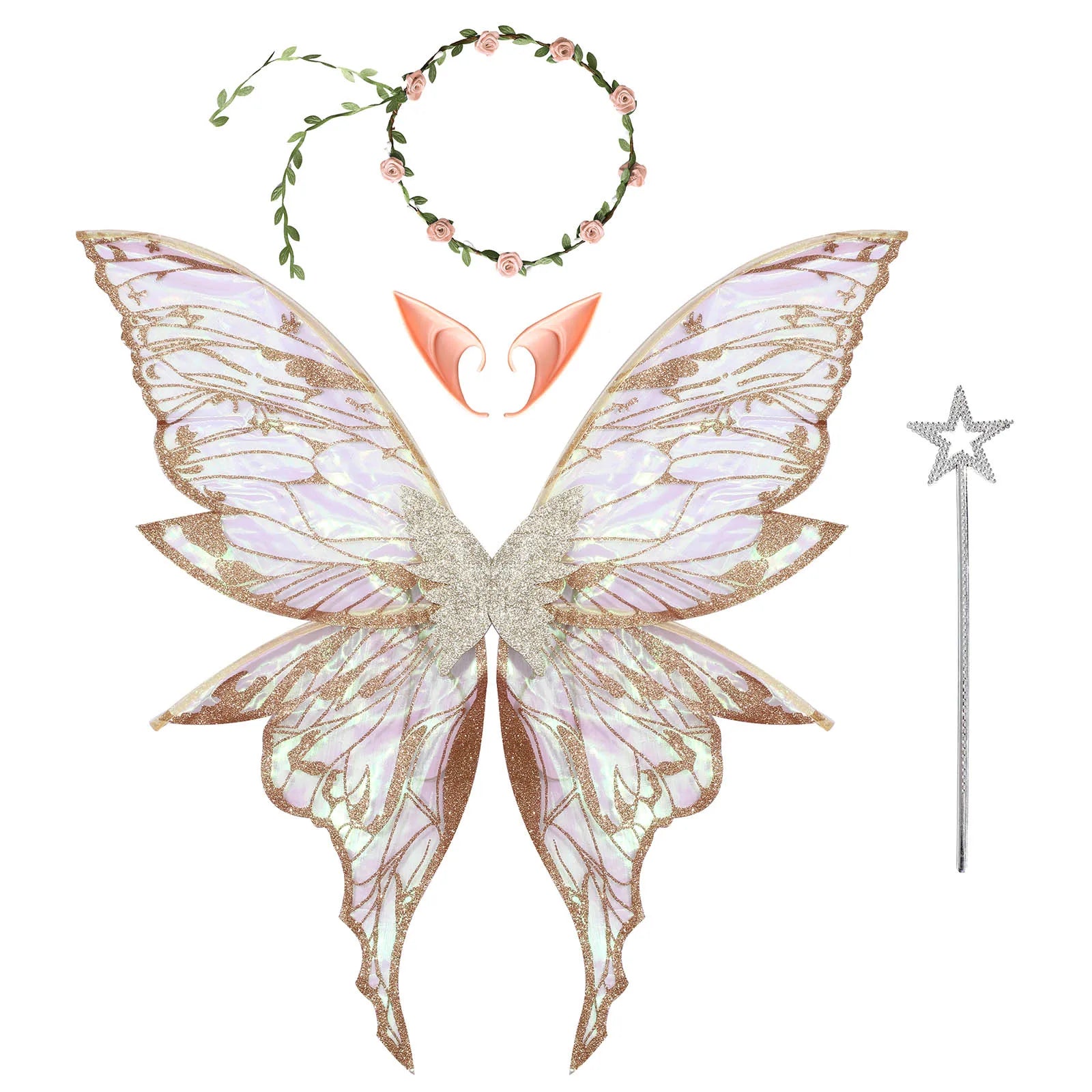 Accessoires de Fée Elfe Dorés chic