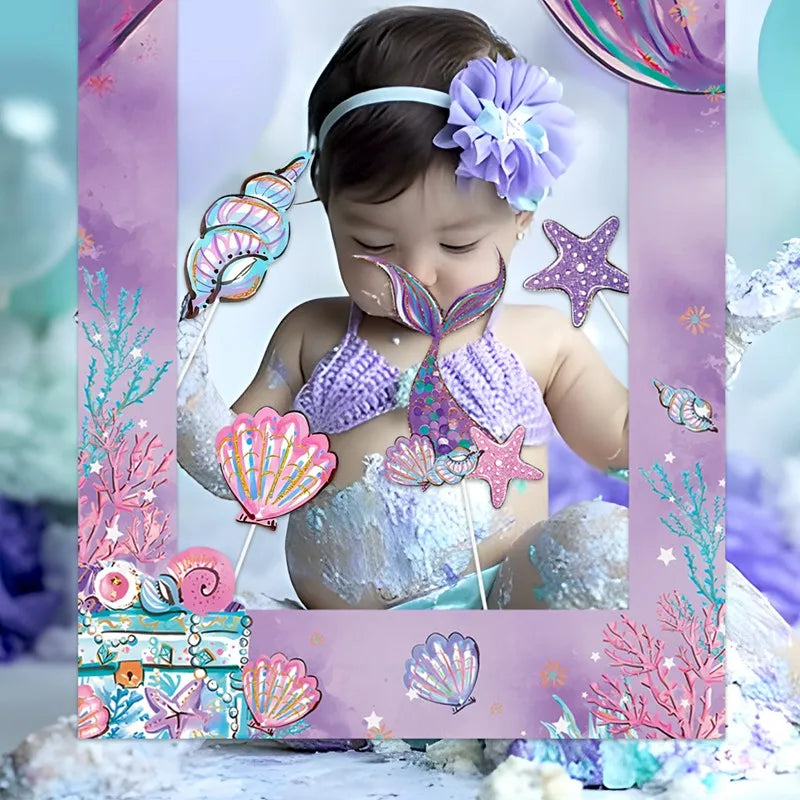 Accessoires et Cadre Thème Sirène mignon