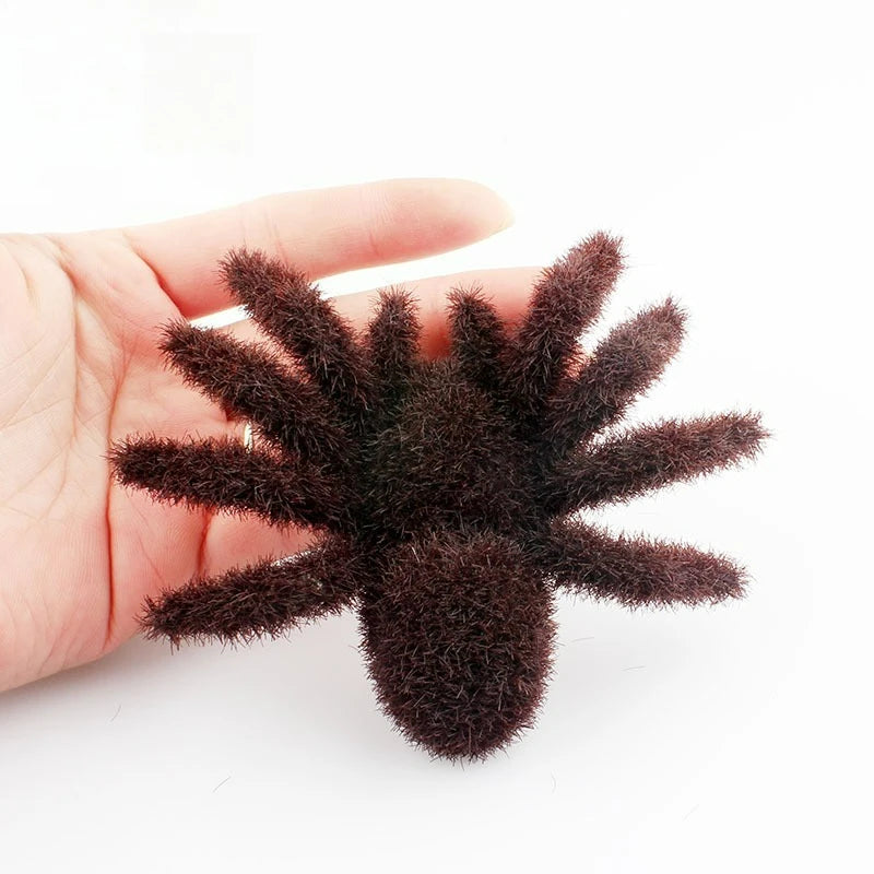 Araignée Halloween Poilue Marron