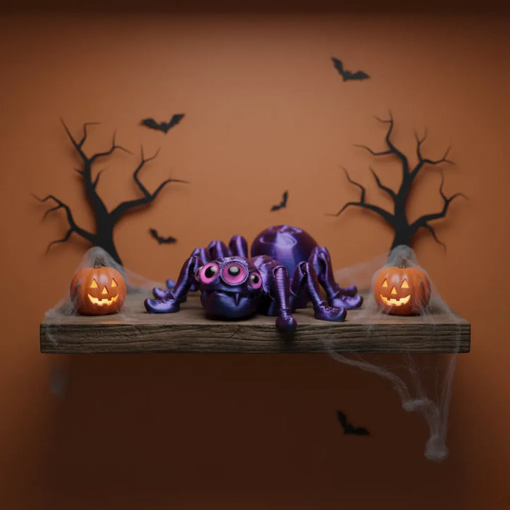 Araignée Halloween Violette Enfantine