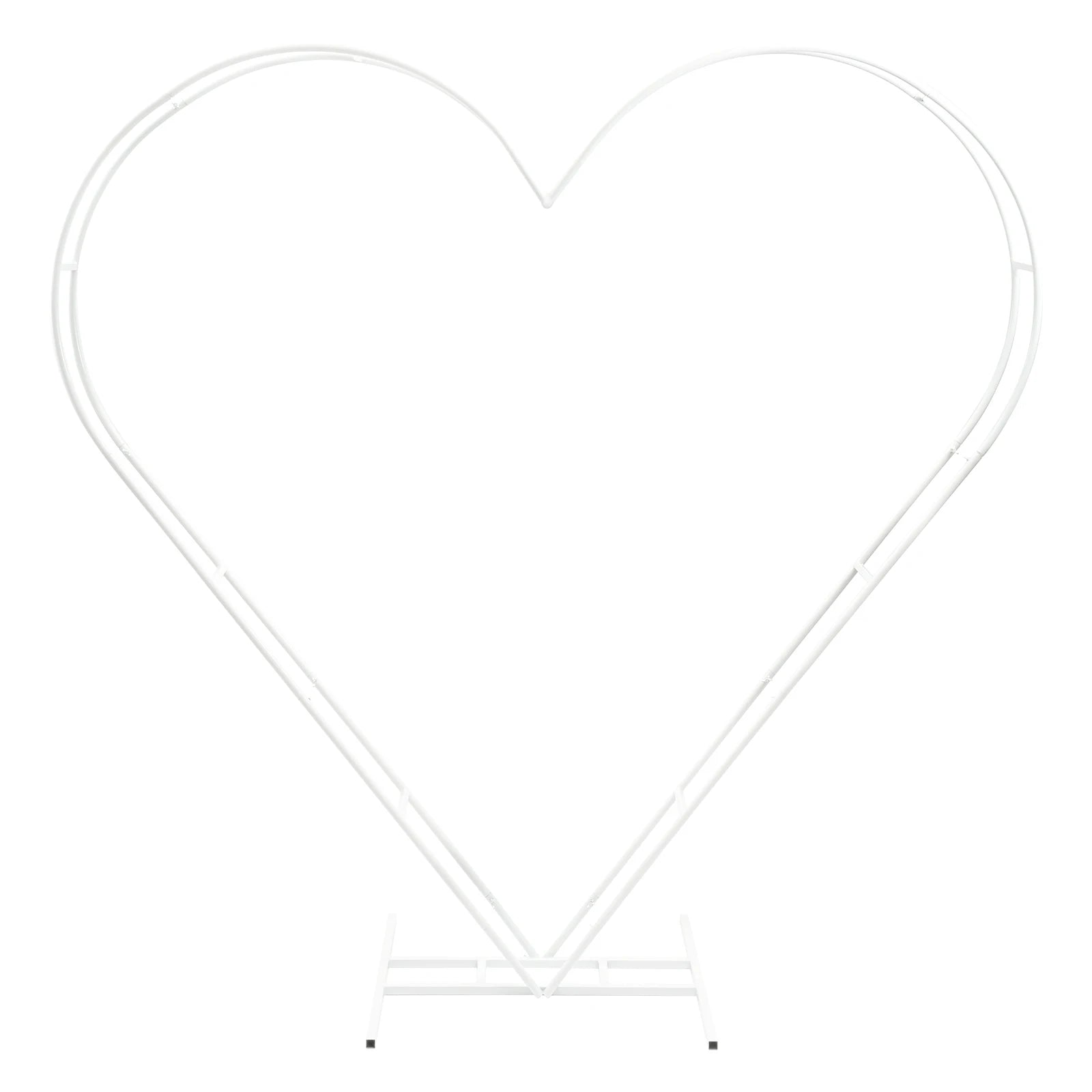 Arche Mariage Cœur Blanc Glamour