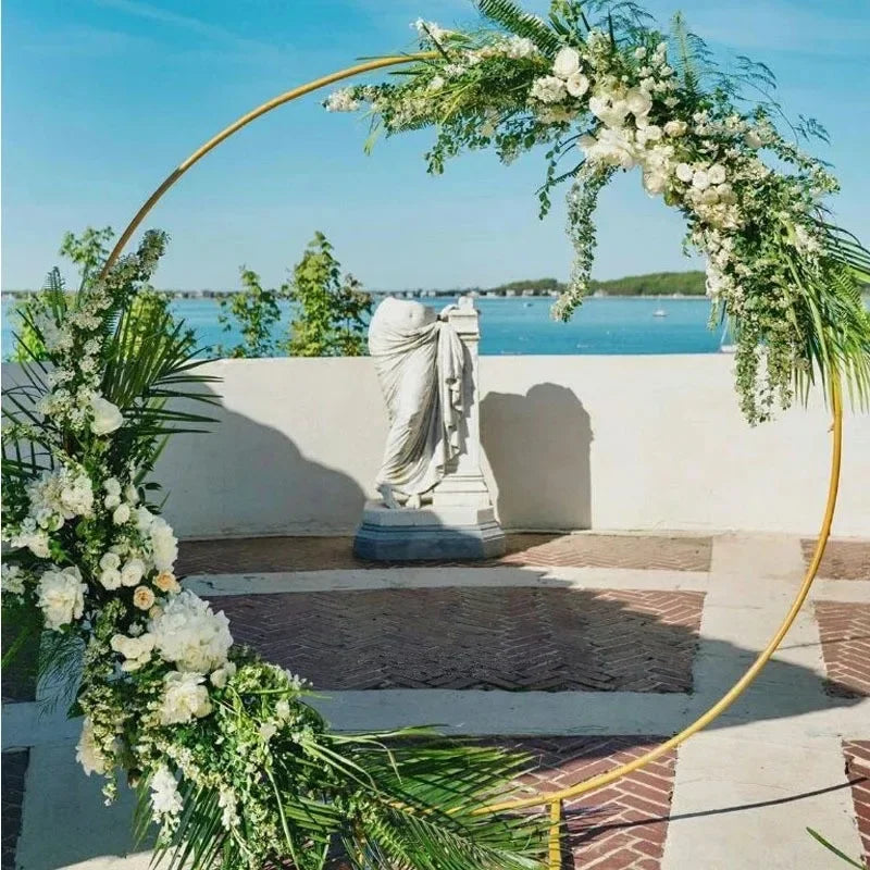 Arche Mariage Dorée Ronde chic