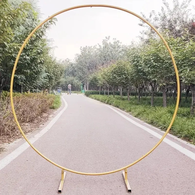 Arche Mariage Dorée Ronde minimaliste