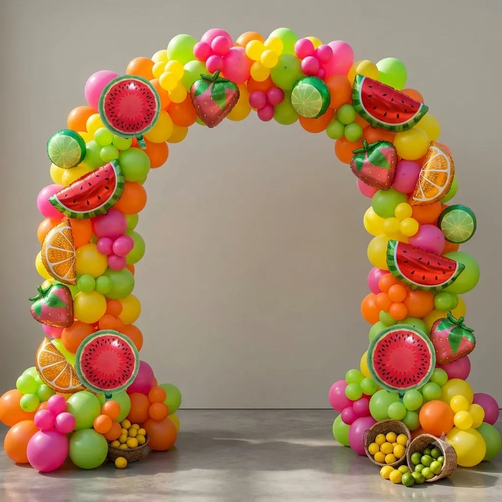 Arche de Ballons Fruits Colorés Originale