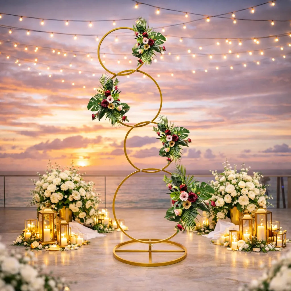 Arche de Mariage Cercles