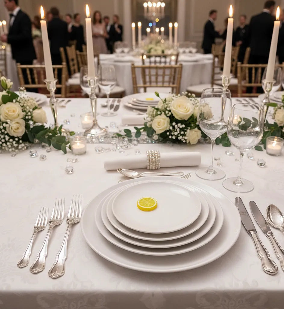 Assiette Blanche en Mélamine de Qualité