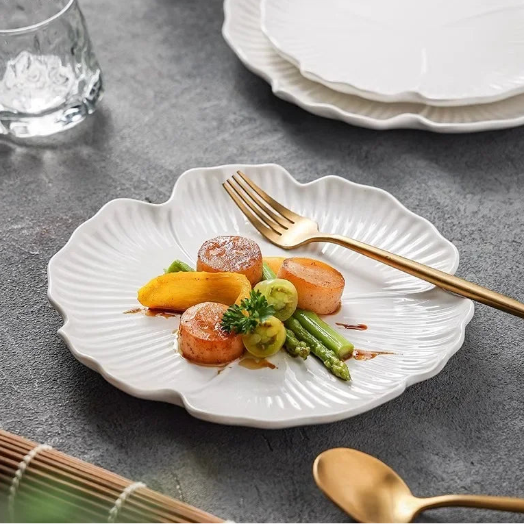 Assiette Céramique Fleur Unique