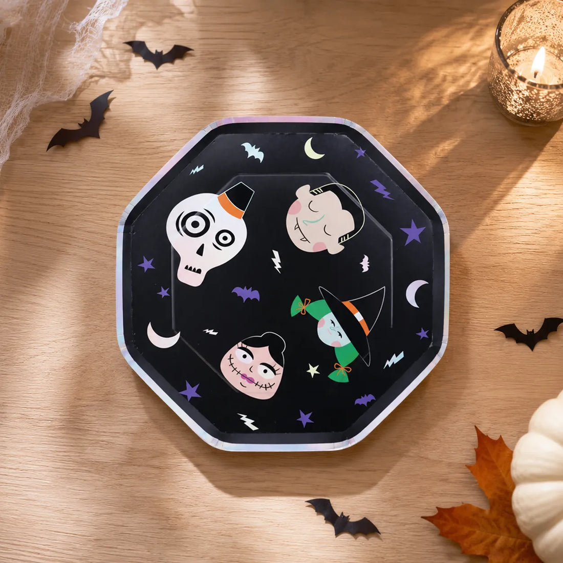 Assiette Halloween Hexagonale Originale