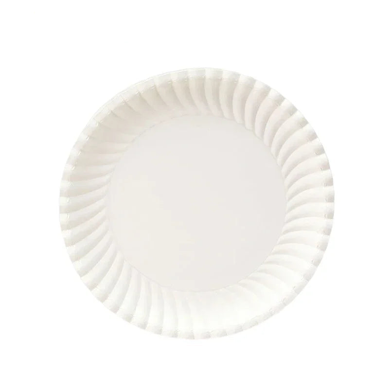 Assiette Jetable Design en Papier Minimaliste