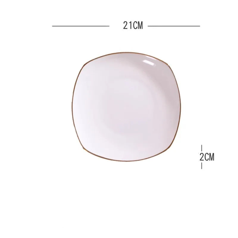 Assiette Mariage Design Epurée Unique