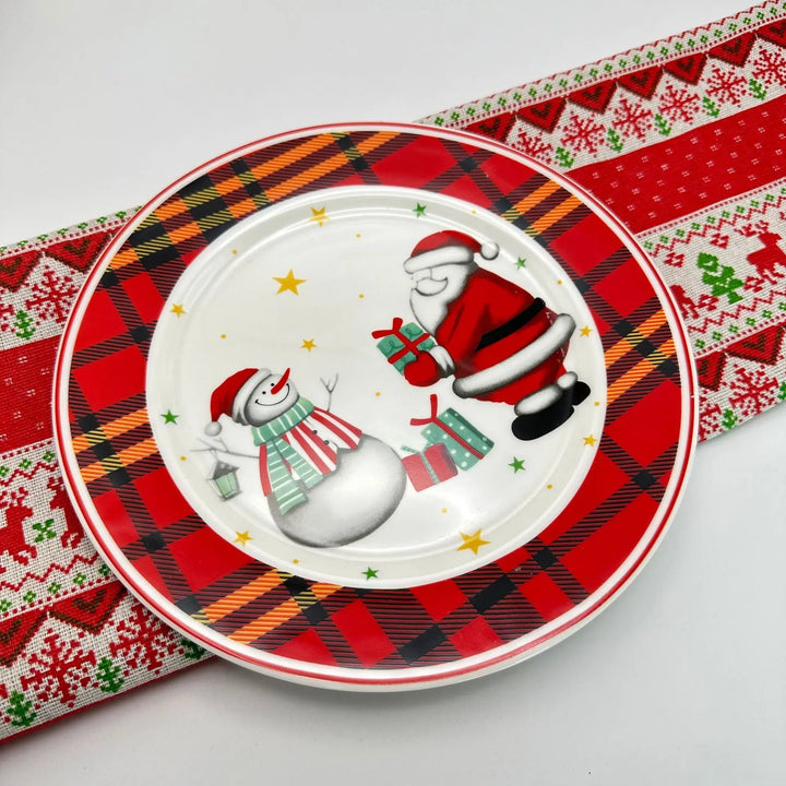Assiette à Motifs Noël