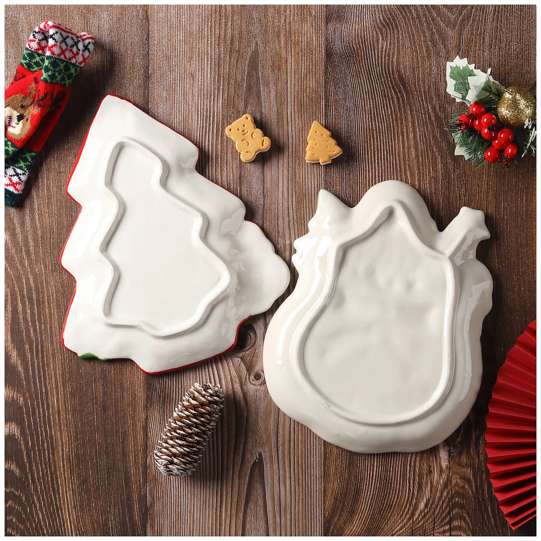 Assiette Père Noël tendance