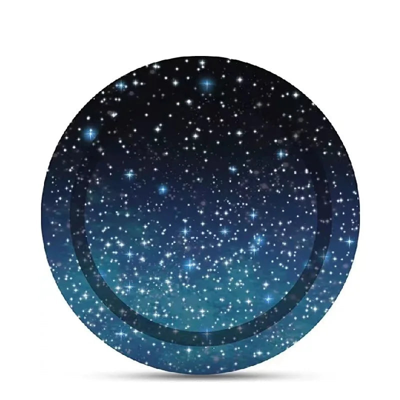 Assiette Vaisselle Ciel Étoilé Papier 