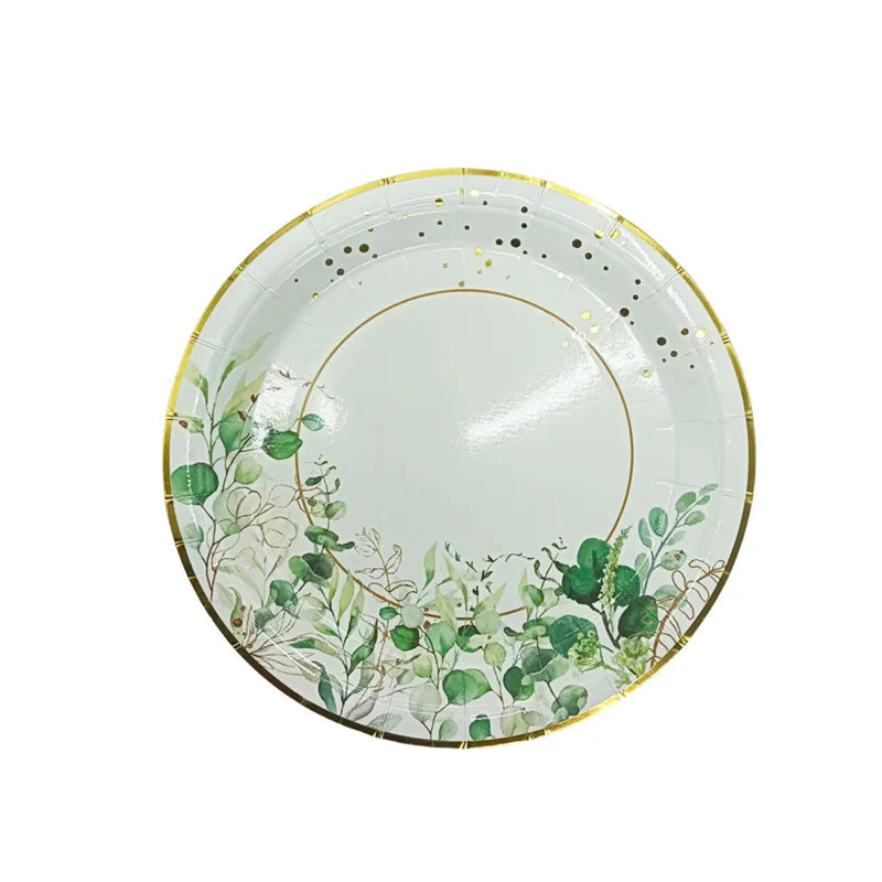 Assiette en Carton Mariage Design Belle