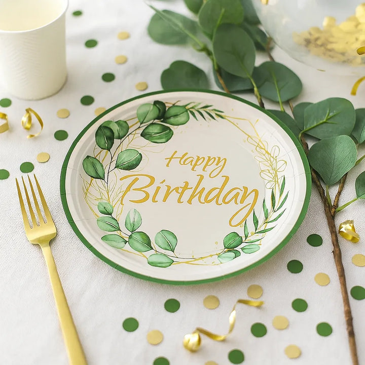 Assiettes Jetables Champêtres