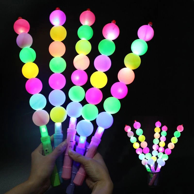 Bâton Lumineux à Boules Colorées Résistante