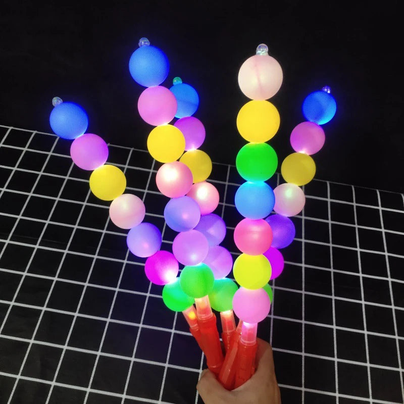 Bâton Lumineux à Boules Colorées Respectueux 