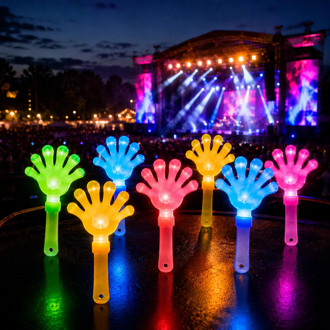 Bâton Lumineux Clappers Multicolores festif
