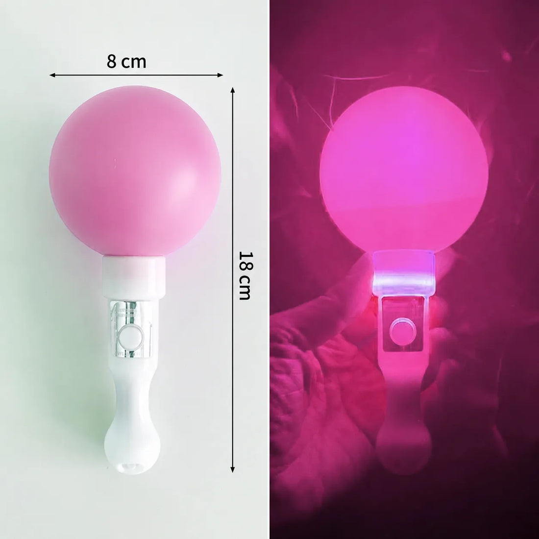 Bâton Lumineux Festif Rose Unique