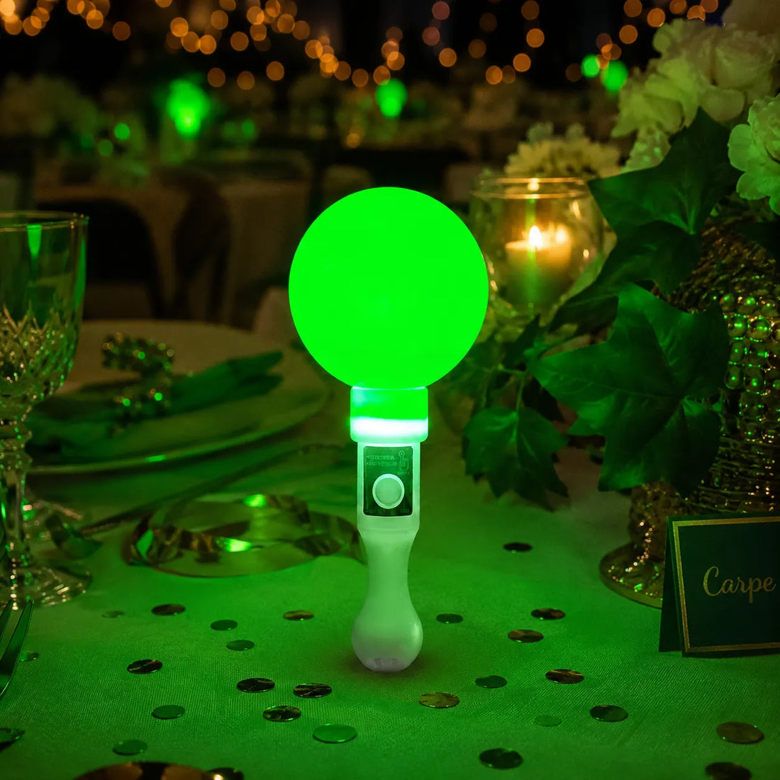 Bâton Lumineux de Fête Vert Moderne