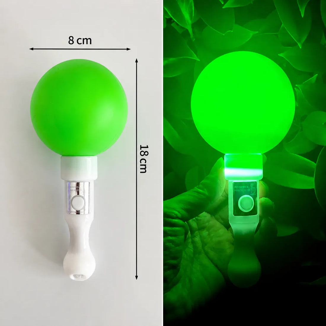 Bâton Lumineux de Fête Vert Unique