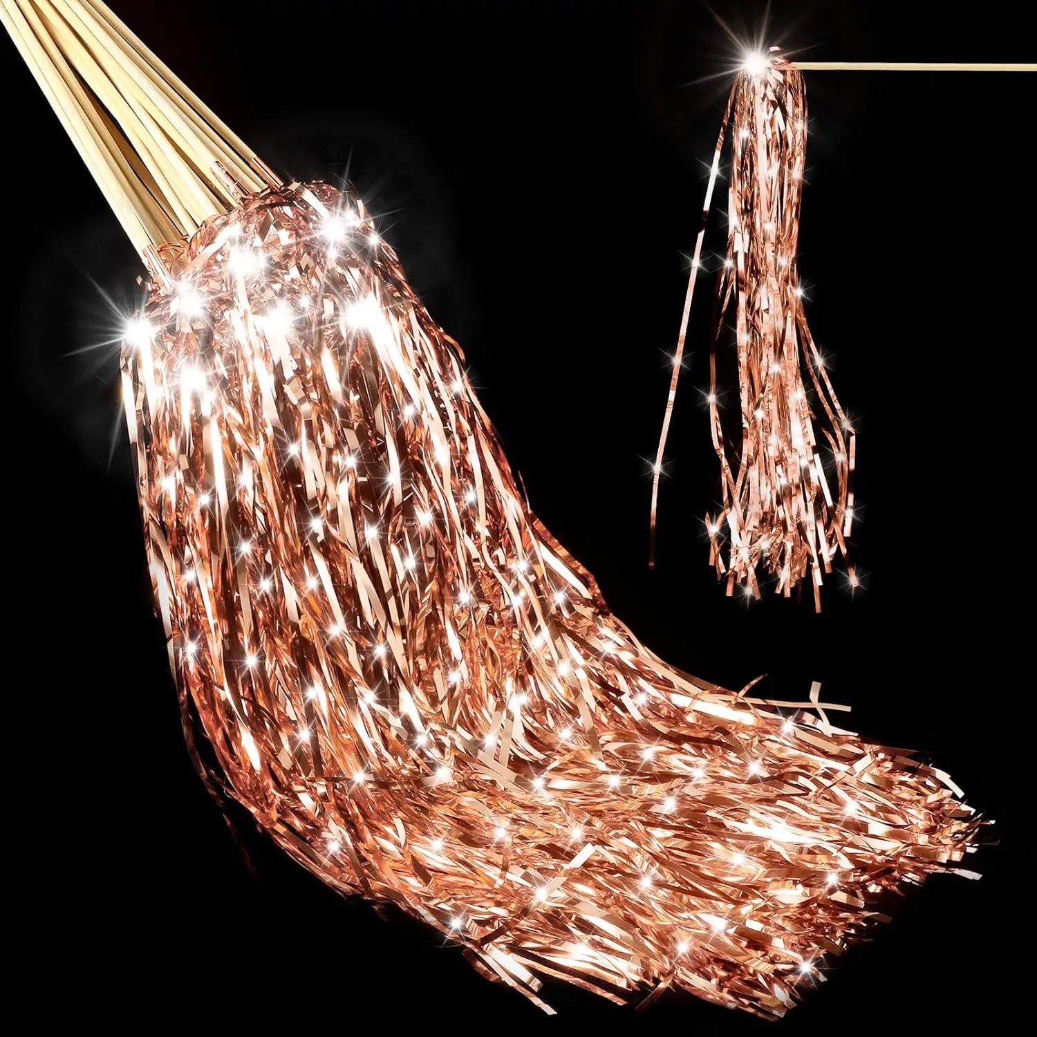 Baguette De Mariage Rose Gold Led chaleureuse