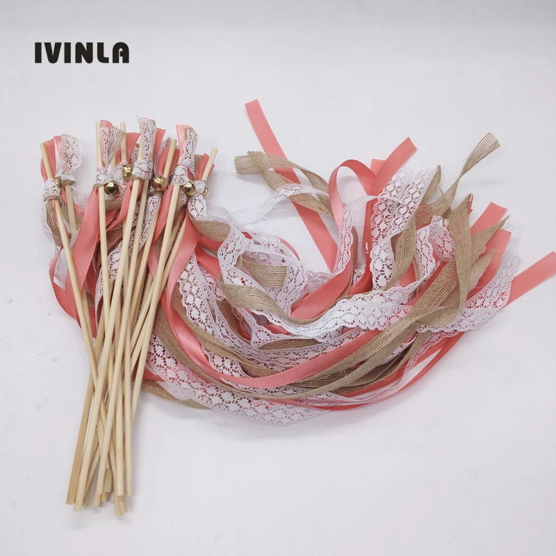Baguette De Rubans Boho Rose Design moderne
