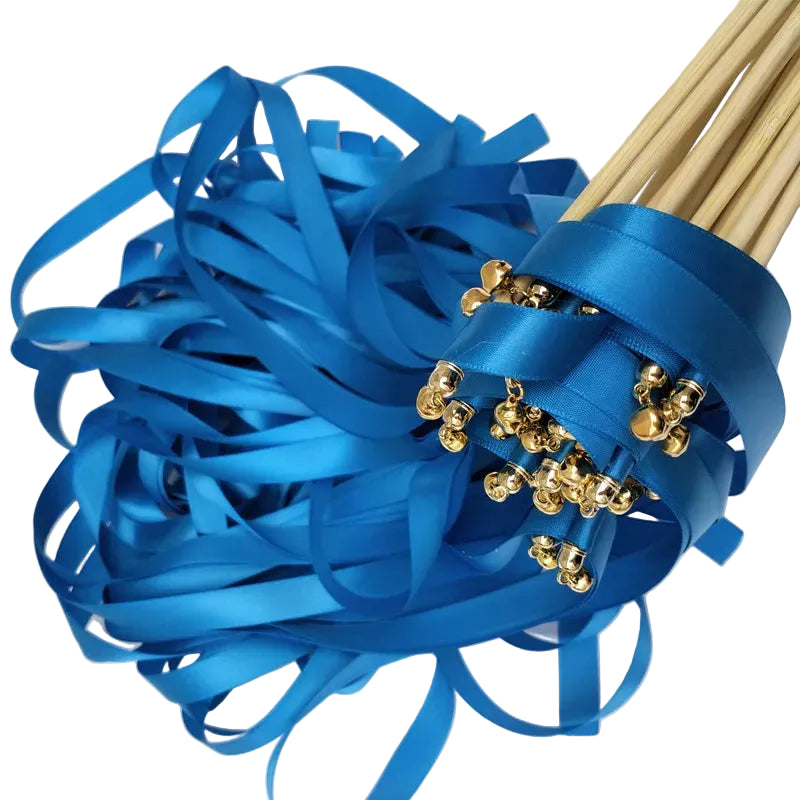 Baguette de Rubans Bleu Roi Festive