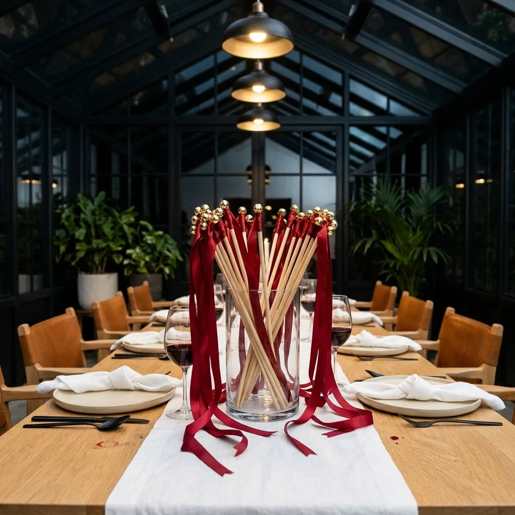Baguette de Rubans Bordeaux Design Cool