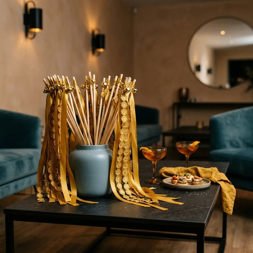 Baguette de Rubans Mariage Fleuri Cool