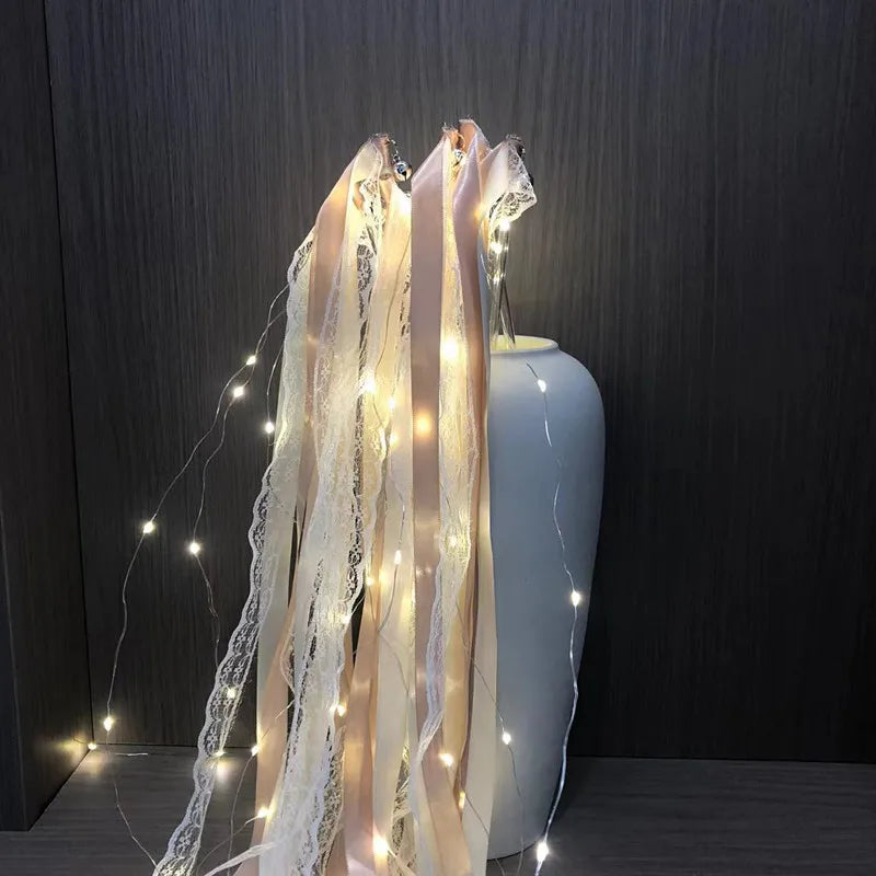 Baguette de Rubans Mariage Lumineux Elégante Design