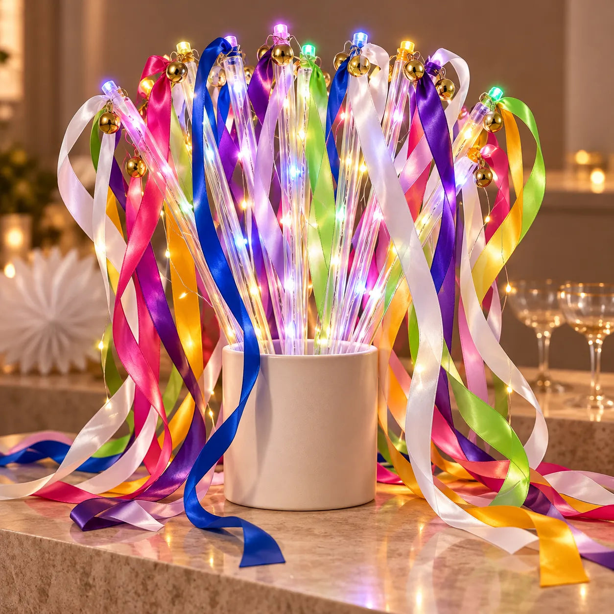 Baguette de Rubans Multicolores LED magique