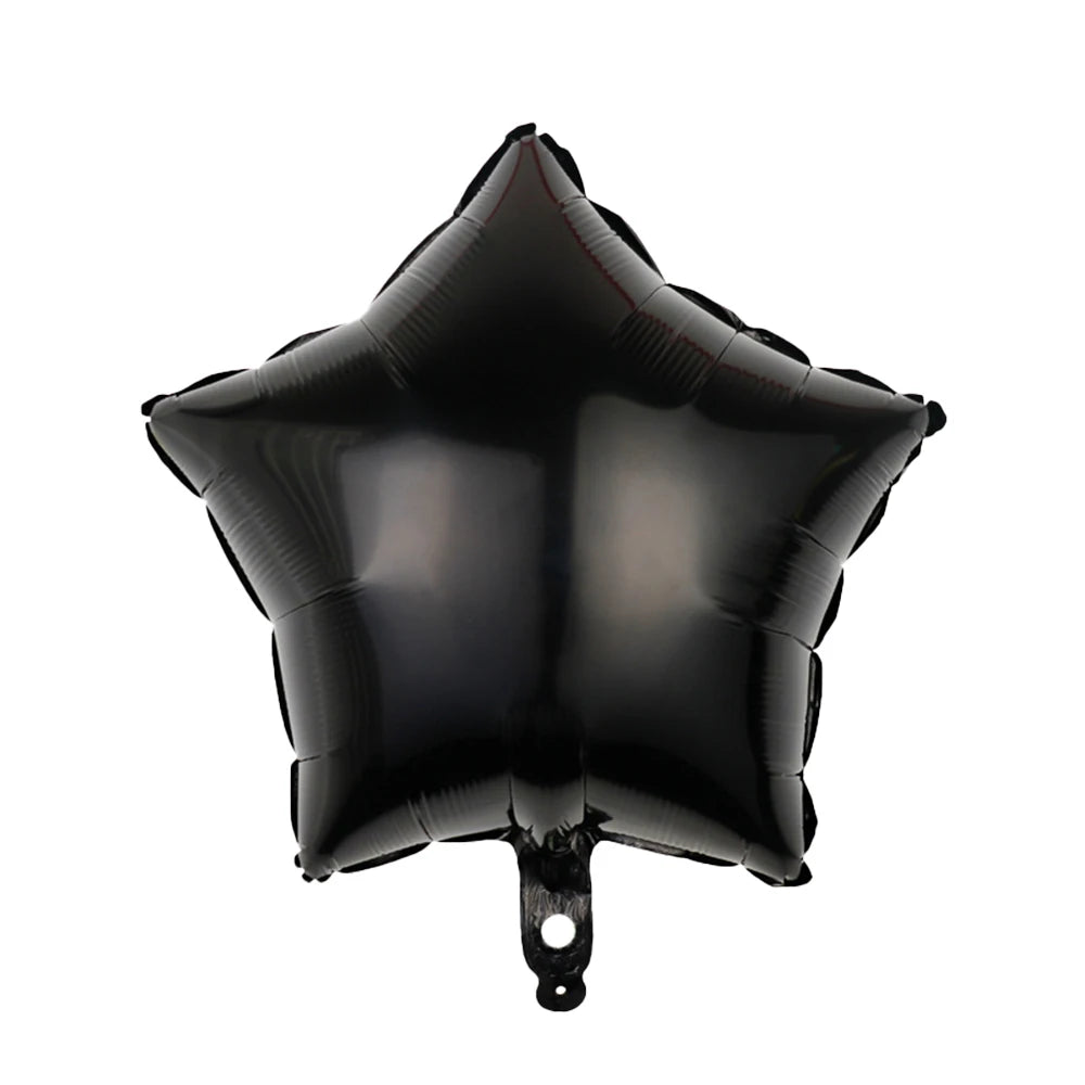 Ballon Anniversaire Etoile Noir Unique