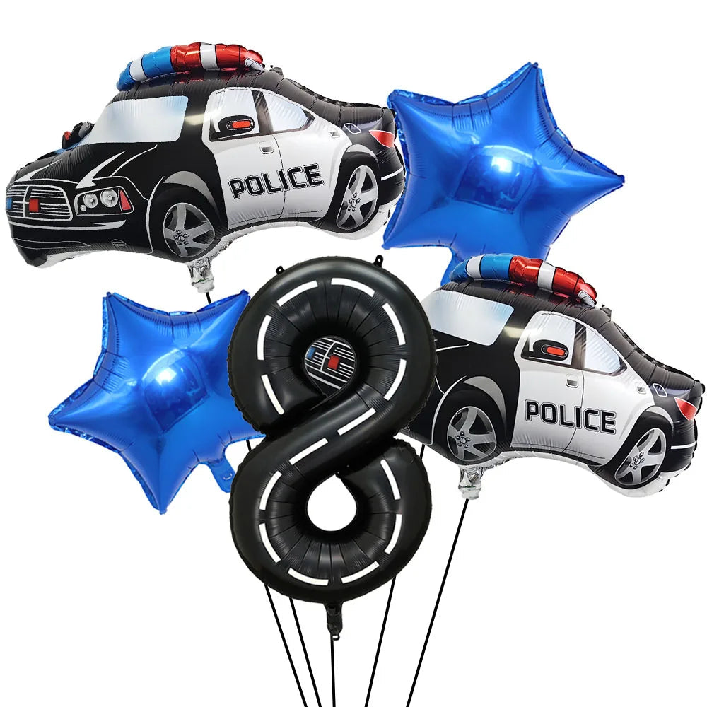 Ballon Chiffre Police Mignon