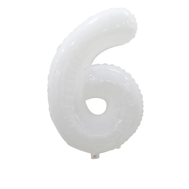 Ballon Chiffre XXL Blanc Durable